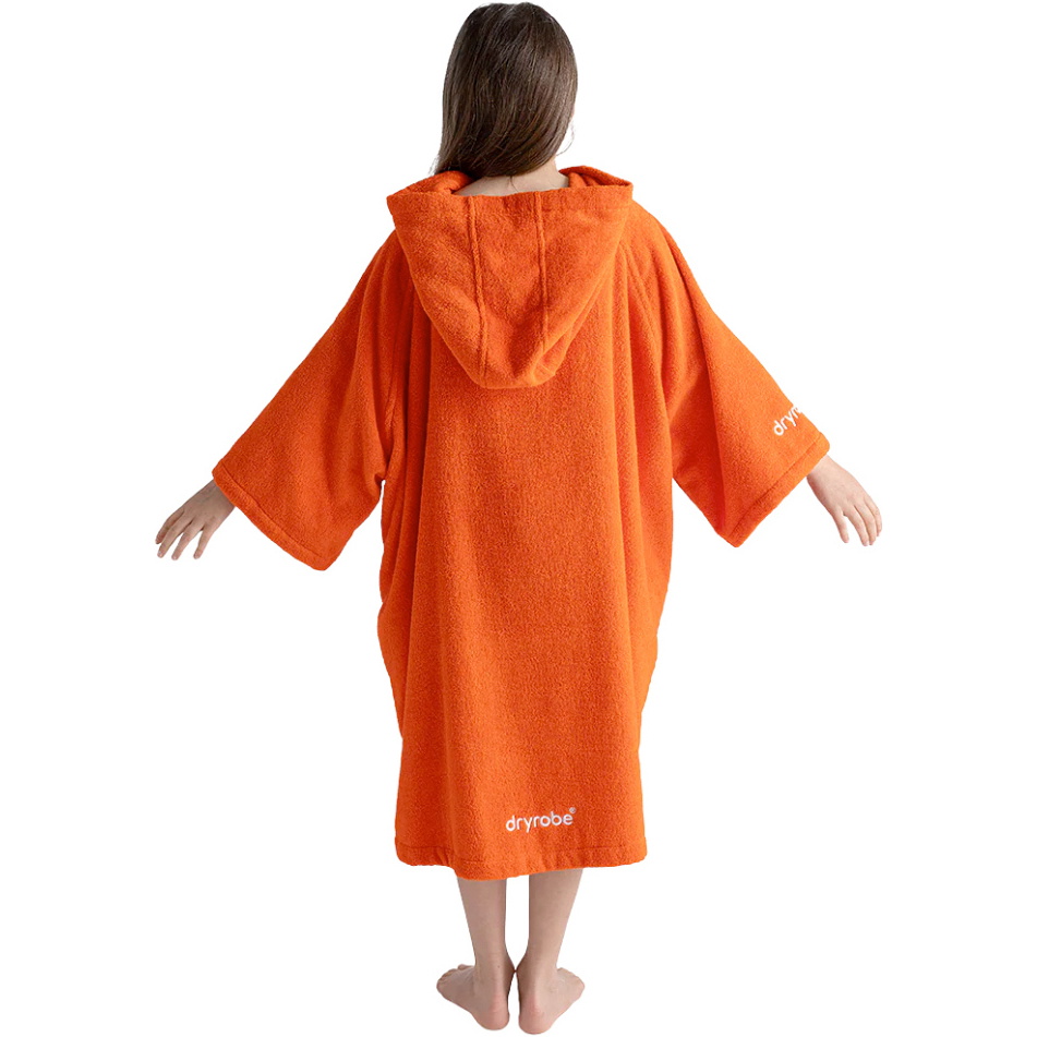 2026 Dryrobe Junior Organic Towel Change Robe ORGANICJTCROR - Orange